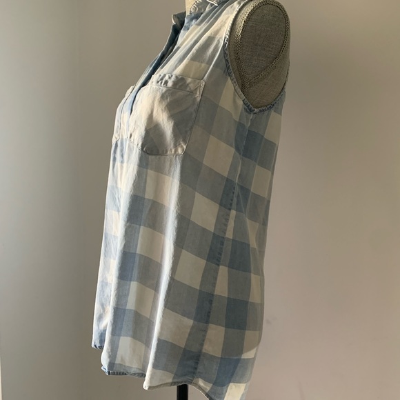 Standard Grace checkered sleeveless button down shirt - Picture 4 of 10